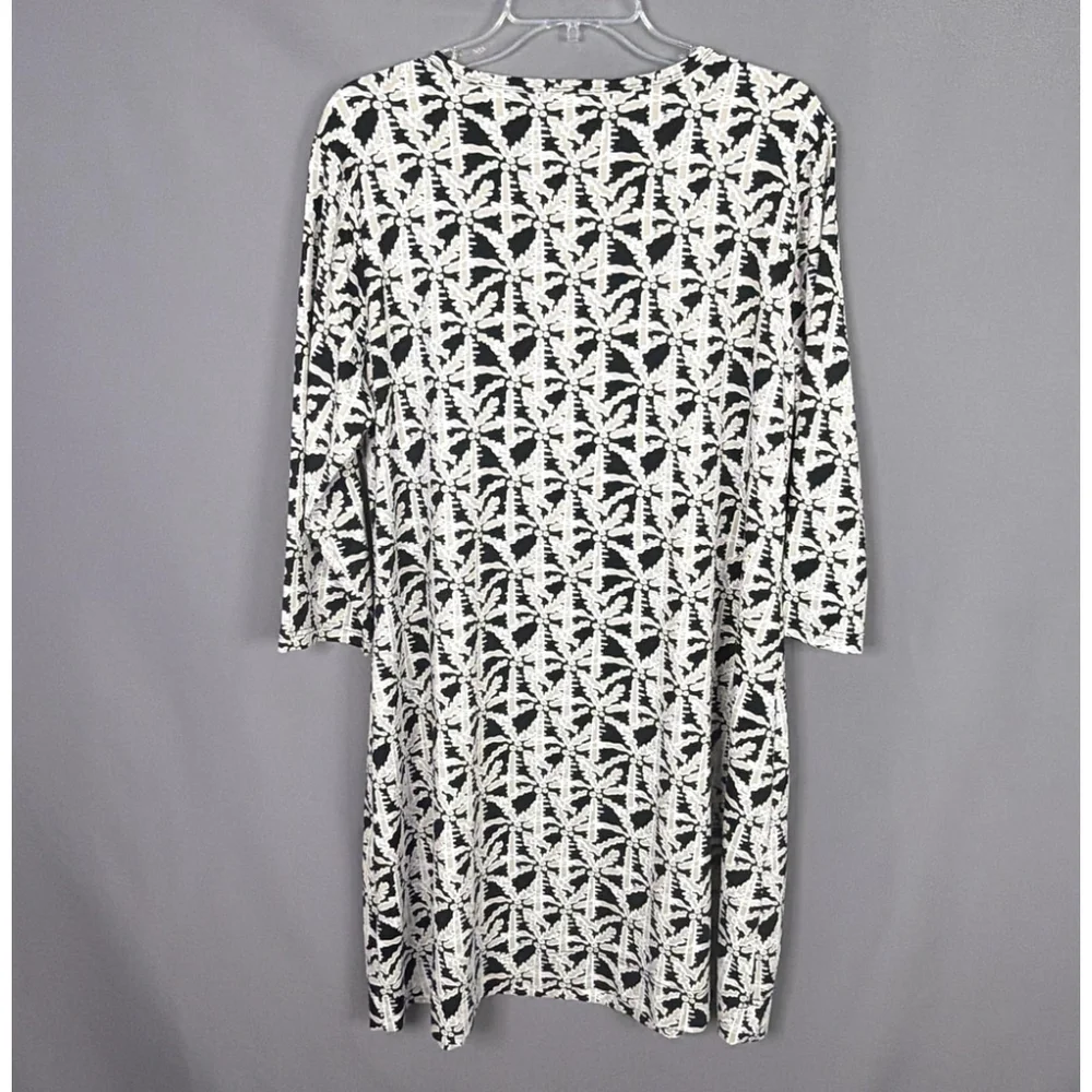 Lulu B Dress‎ Womens XL Black Starfish Print Stretch Resort Cruise Beach - Picture 2 of 10